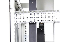 Armoire de serveur de centre de données avec glissière de montage PDU verticale pour salle de serveurs de télécommunications
