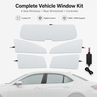 Película Inteligente PDLC para Ventanas de Automóviles, Película Inteligente Conmutable, Película de Privacidad Inteligente, Control Remoto, Ajuste Personalizado para Automóviles