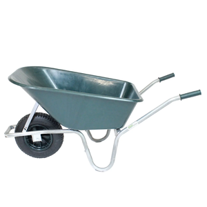 H WB6414S Heavy Duty Industrial Plastic Roll Container Jardim Construção Jeep Concreto Folding Wheelbarrow da Inglaterra - Product Image 2