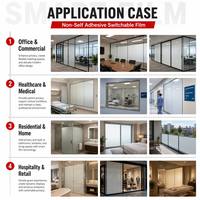 Película Inteligente PDLC Eléctrica Autoadhesiva con Transparencia del 85% / 90% / 93% para Ventanas de Hogar y Oficina
