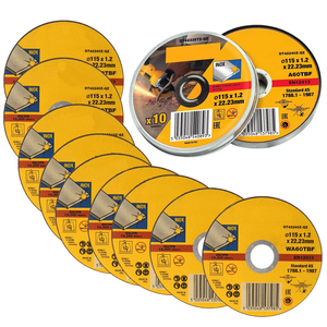 Disques de coupe adaptés à l'acier inoxydable INOX et à la découpe de précision du métal - Product Image 1