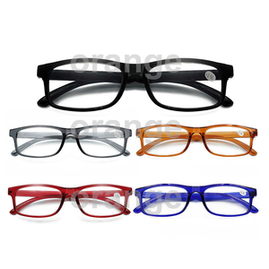 <span class=keywords><strong>Gafas</strong></span> <span class=keywords><strong>de</strong></span> Lectura al por Mayor, Clásicas, Personalizadas, para Computadora, Retro, Nuevas, Modernas, <span class=keywords><strong>de</strong></span> Plástico, Económicas, Color Naranja, para Hombre y Mujer - Product Image 5