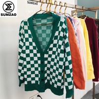 Supplier Pakaian Bekas Impor Korea, Sweater Cardigan Sumzao, Pakaian Bekas Grade Atas, Pakaian Bekas Wanita