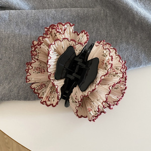 Pinzas de Pelo de Plástico con Flores Grandes Estilo Hawaiano para Niñas, Venta al Por Mayor, Ecológicas - Product Image 5