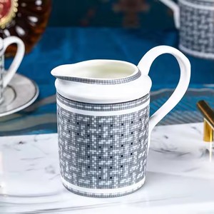 Precio bajo Venta 15PCs Silver Mosaic Bone China Juegos de té y café para la decoración del hogar - Product Image 3