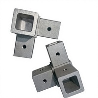 Joint d'angle en aluminium moulé sous pression à 3 voies pour base d'armoire de commande de moteur |   Connecteur de fixation robuste en aluminium moulé sous pression