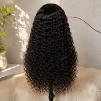 Perruque Water Wave 30 pouces, densité 180%, pré-épilée, avec dentelle HD transparente, cheveux humains vierges Remy, perruque frontale 13x6