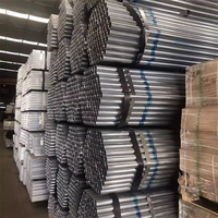 Tuyau en acier galvanisé laminé à chaud, fabriqué en Chine, respectueux de l'environnement, pour cages à animaux / équipement d'élevage avicole