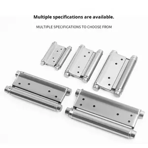 Петля для двустворчатых ворот Golden Glory из нержавеющей стали, полированная, с матовой отделкой, автоматическое закрывание, двусторонняя, с пружиной свободного хода - Product Image 6