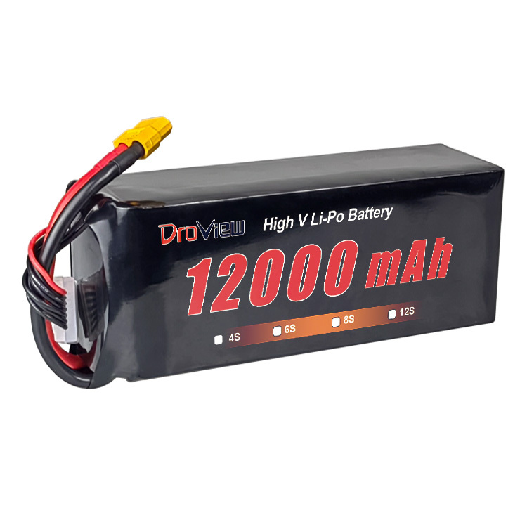 High Performance 6S 22.8V 12000mah Lipo Battery for FPV Drones