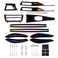Kit d'éclairage d'ambiance pour voiture WIITECH F30, mise à niveau pour BMW Série 3 Série 4, éclairage d'ambiance dynamique LED intérieur, modèle Galaxy RHD