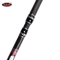 Canne à pêche TAKEDO IM7 100% 30T Carbon 4 Sections Spinning et 7 'Baitcasting ML Power pour la pêche en eau douce salée
