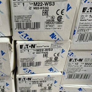 Eaton Moeller M22-WS3 Interruptor de botón pulsador de 3 posiciones, terminal de tornillo, IP22, aluminio, fabricado en Alemania - Product Image 4