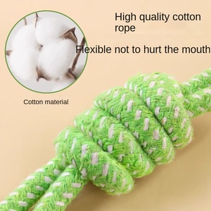 Giocattoli Interattivi Ecologici per Animali Domestici Realizzati in Corda di Cotone Naturale, Perfetti per l'Affettuoso Rapporto e le Sessioni di Esercizio di Cani e Gatti al Chiuso - Product Image 4