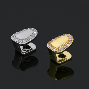 A Single Outer <b>Ring</b> Diamond-inlaid Hip-hop Braces Trendy Accessories <b>Cross</b>-border Explosion - Product Image 2