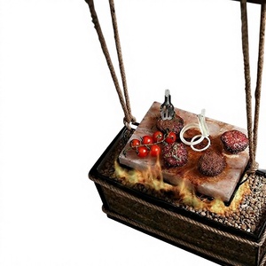 Vente en gros de blocs de sel de l'Himalaya raffiné de qualité supérieure, forme ronde, technique de sculpture, décoration d'intérieur - Product Image 1