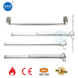 Dispositivo de salida de pánico de emergencia CE EN 1125 de acero inoxidable, barra de empuje de bloqueo, barra de pánico para puerta de fuego - Product Image 1