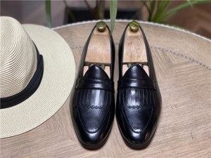 <span class=keywords><strong>Mocasines</strong></span> ingleses <span class=keywords><strong>de</strong></span> verano para hombre, nuevos estilos, <span class=keywords><strong>zapatos</strong></span> <span class=keywords><strong>de</strong></span> <span class=keywords><strong>vestir</strong></span> informales con cierre sin cordones, diseño <span class=keywords><strong>de</strong></span> punta estrecha <span class=keywords><strong>de</strong></span> hoja perenne para caminar - Product Image 6