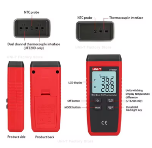 Termómetro Digital Multicanal UNI-T UT320D de Alta Calidad, -50~1300 Grados, Precisión de 0.1°C, Tiempo de Respuesta de 250ms - Product Image 1