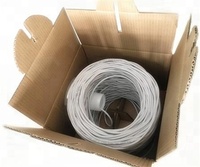 Kabel LAN Jaringan CHANGBAO CAT6A UTP Tembaga Padat 305M/Drum Kabel Ethernet Kecepatan Tinggi