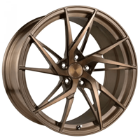 Jantes de voiture en bronze brossé de luxe 17-24 pouces 5*114.3 5*120 Jantes forgées sur mesure pour Mercedes Benz BMW Audi Volkswagen