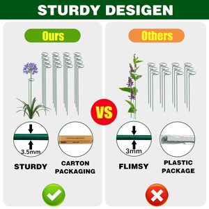 Support <span class=keywords><strong>de</strong></span> plante à tige unique pour <span class=keywords><strong>jardin</strong></span>, anneau <span class=keywords><strong>de</strong></span> soutien pour orchidée, pivoine, lys, rose, piquets <span class=keywords><strong>de</strong></span> soutien pour plantes, vente chaude - Product Image 2