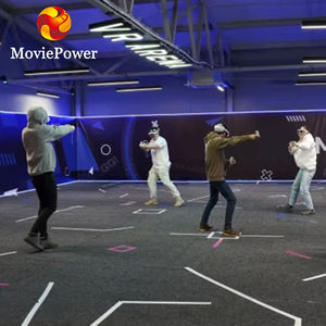 เครื่องเล่น VR ความจริงเสมือน 9D วิดีโอซิมูเลเตอร์ อารีน่า เครื่องเล่นเกม VR แบบหลายผู้เล่น เกมอาร์เคด เครื่องเล่นเกมยิงปืน VR - Product Image 3