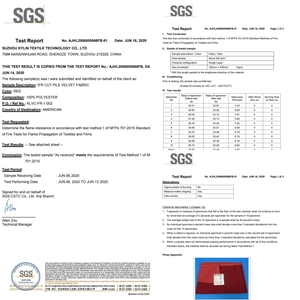 Sang trọng 100% polyester nhung chống cháy cách âm Nhà thờ trường nhà hát sân khấu rèm vải - Product Image 6