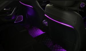 ICarsin Mise à niveau 64 couleurs LED Lumière d'ambiance intérieure de voiture pour <span class=keywords><strong>Mercedes</strong></span> Classe A W177 CLA W118 C118 2020-2025 Éclairage d'ambiance - Product Image 6
