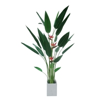 Arbre artificiel des oiseaux de paradis avec fleur pour la décoration intérieure et extérieure