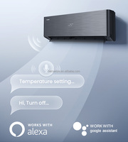 Climatiseur de pièce Hi Sens 9000 BTU 12000 BTU, climatiseur intelligent pour maison connectée, couleur noire, certifié CE, EER 4, haute efficacité de refroidissement, R32