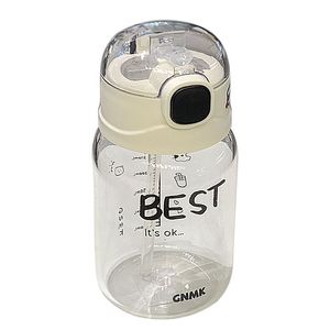 Plastic Water Bottle With Straw Leak Proof Graduation Gift For Girls Student Portable Cup 500Ml - Product Image 3