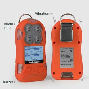 Bosean 4 الغازات كشف CO O2 LEL H2S كاشف الغازات المحمول ل co