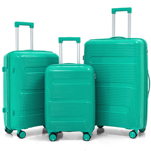 Maleta de Viaje Personalizada de PP Unisex con 4 Ruedas, Impermeable, Simple, Extra Grande, Estilo Retro, con <span class=keywords><strong>Cierre</strong></span> de Cremallera y Candado de Combinación - Product Image 5