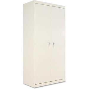 Gabinete de Almacenamiento Alera de 72 Pulgadas de Alto, Resistente, Soldado, Modelo 82106, Ensamblado, con Cuatro Estantes Ajustables, 36 x 18 x 72 Pulgadas, Color Masilla - Product Image 3