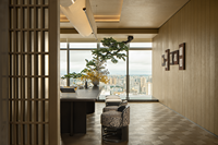 Ensemble de salle à manger personnalisé pour 14 personnes, grande taille, durable, table en pierre, mobilier de salle à manger moderne, usage commercial, hôtel, privé