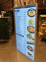 Светодиодный рекламный дисплей P3.076 P2.5 P2, складной, 4K HDR10+, яркость 4500 кд, 3 года гарантии, настраиваемая рамка, цифровая вывеска