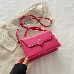 2025 début printemps nouveau sac à bandoulière couleur unie Simple élégant dames <span class=keywords><strong>Net</strong></span> célébrité petit sac carré - Product Image 4
