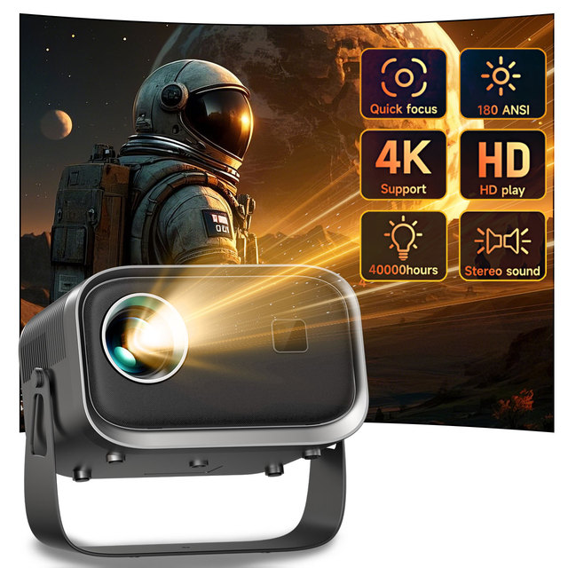 Factory Newest K6 Projector Mobile Phone Home Theater Smart Tv Projectors Video Game 4K Full Hd Outdoor Android Mini Proyector