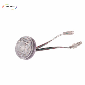 24v all'aperto impermeabile Pixel 60mm 16 pezzi Smd5050 Rgb divertimento Cabochon Led Dream colore fiera UCS2903 luce piatta a LED - Product Image 2