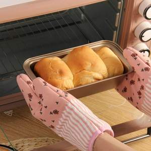 Home Kitchen กระทะขนมปังแบบไม่ติด,กระทะเหล็กคาร์บอนสีดำสีทองสำหรับอบอุปกรณ์อบแม่พิมพ์ - Product Image 2