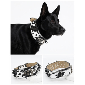 Collar <span class=keywords><strong>de</strong></span> Perro con Púas para Razas Potentes, Collar Antimordiscos con Púas <span class=keywords><strong>de</strong></span> Diente <span class=keywords><strong>de</strong></span> Lobo con Patrón <span class=keywords><strong>de</strong></span> Cocodrilo, Apto para <span class=keywords><strong>Cane</strong></span> <span class=keywords><strong>Corso</strong></span> Neapolitan - Product Image 1