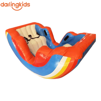 Juguete Inflable Hermético con Diseño de Pirata, Balancín de 4 Plazas, Barco Pirata, Balancín Vikingo, Juguete de Moda para Niños