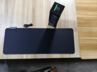 Échantillon gratuit Tapis de souris Rgb du fabricant d'origine Tapis de souris de jeu à LED fluide Grande taille Tapis de bureau