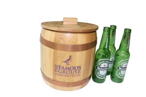 Customized Wood Ice <strong>Bucket</strong> for Bar Hotel Party Wedding Classic Style High Quality Custom Capacity for Germany Breweries - Product Image 3
