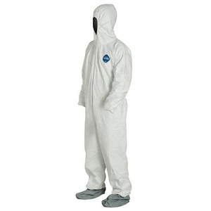 Nhà Máy Hàng Đầu Cao Cấp Dupont Tyvek 500 Xpert 600 Trắng Loại <span class=keywords><strong>3</strong></span> 4 Cách Ly Y Tế Bảo Vệ Dùng Một Lần Coverall Quần Áo - Product Image 2