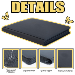 Albums Premium en Cuir PU à 9 Poches avec Fermeture Éclair et Logo Personnalisé <span class=keywords><strong>pour</strong></span> <span class=keywords><strong>Cartes</strong></span> de Collection <span class=keywords><strong>Pokémon</strong></span> Top Loader - Product Image 2