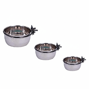 Alimentador de pájaros de acero inoxidable sólido con abrazadera segura, venta al por mayor, duradero, higiénico, fácil de instalar, resistente a la oxidación, seguro para alimentos, extraíble - Product Image 1