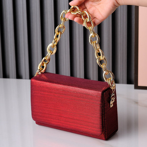Trendy Colours Buckle Latch Square Gold Chain <strong>Clutch</strong> Purse <strong>Wedding</strong> Party Evening <strong>Clutch</strong> <strong>Bags</strong> <strong>for</strong> Women - Product Image 2