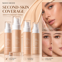 Stock disponible – 6 teintes – Base de teint correctrice vert-violet hydratante – Prix de gros – Fourniture en vrac – Fond de teint liquide pour le visage